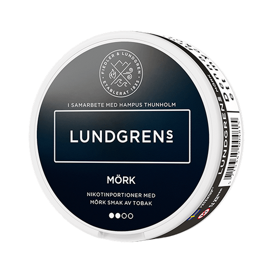 Lundgrens Mörk All White Normal 8mg